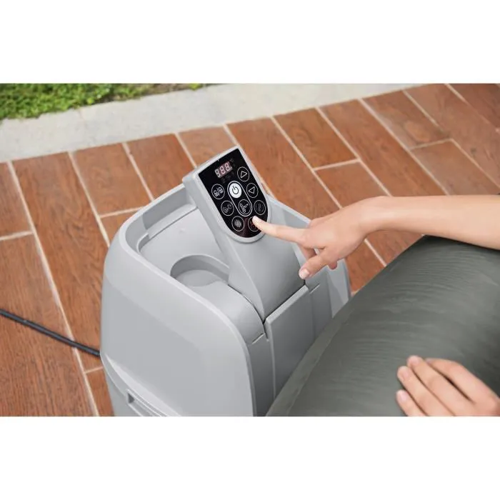 Spa gonflable BESTWAY - Lay-Z-Spa Mauritius - 270 x 180 x 71 cm - 5 à 7 places - Ovale (Couverture, cartouche et diffuseur)