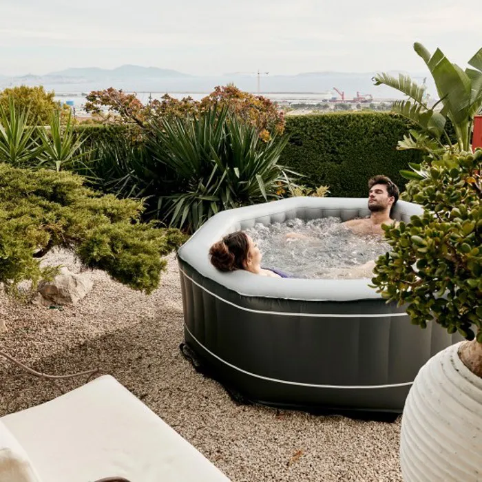 Spa Gonflable Silver 5 à 6 places Octogonal Netspa