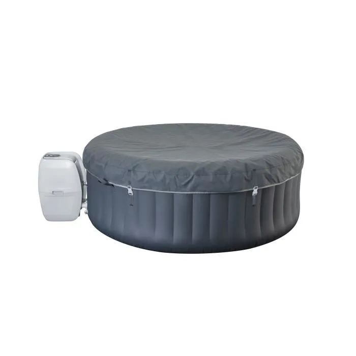 Spa gonflable BESTWAY - Lay-Z-Spa™ BAJA - 175 x 66 cm - 2 à 4 places - Rond (Avec couverture, pompe, cartouche et diffuseur)