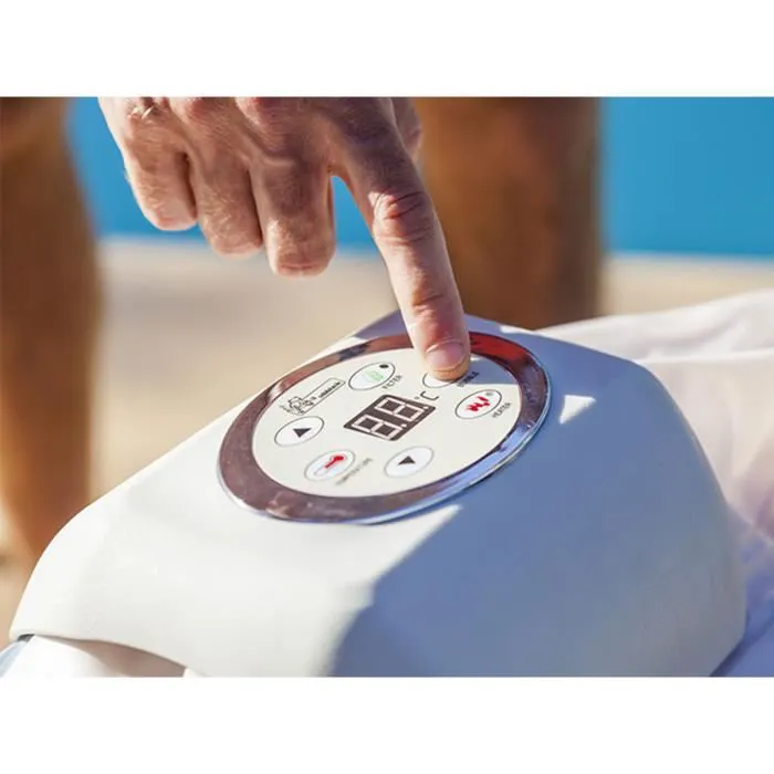 Spa gonflable Champion carré Bulles 6 places - Infinite Spa 185 x 185 x 65 Bleu