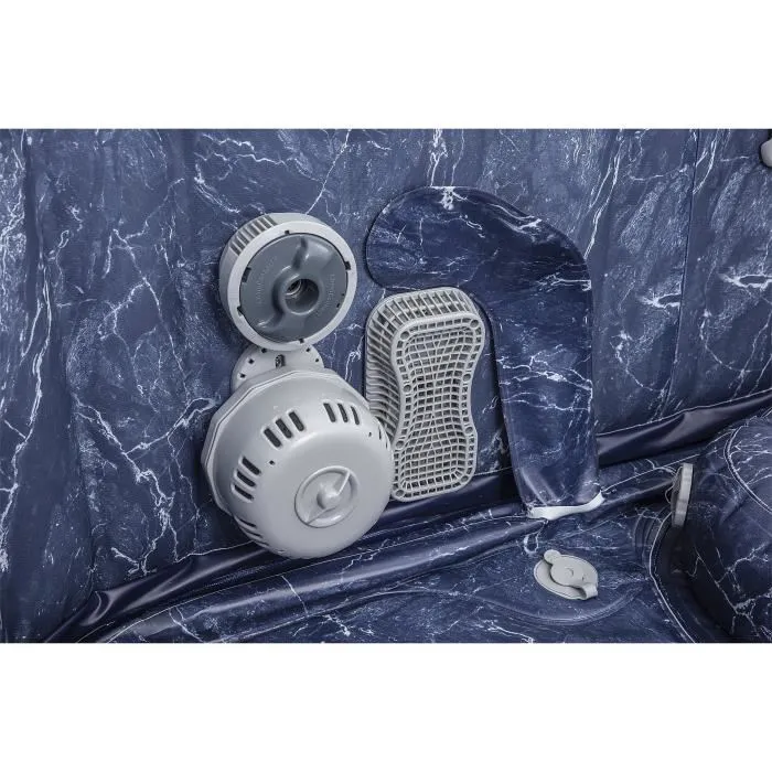 BESTWAY Spa gonflable carré Lay-Z-Spa® San Francisco Hydrojet Pro™ 5 à 7 personnes