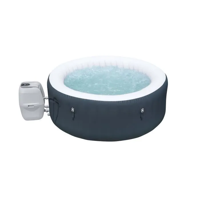 Spa gonflable BESTWAY - Lay-Z-Spa™ BAJA - 175 x 66 cm - 2 à 4 places - Rond (Avec couverture, pompe, cartouche et diffuseur)