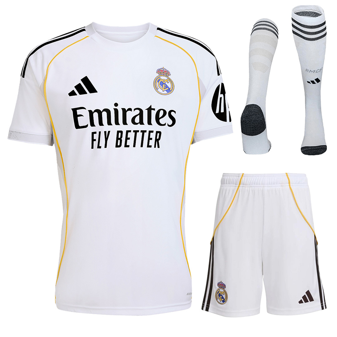 Real Madrid Home Jersey Full Kit 2025/26