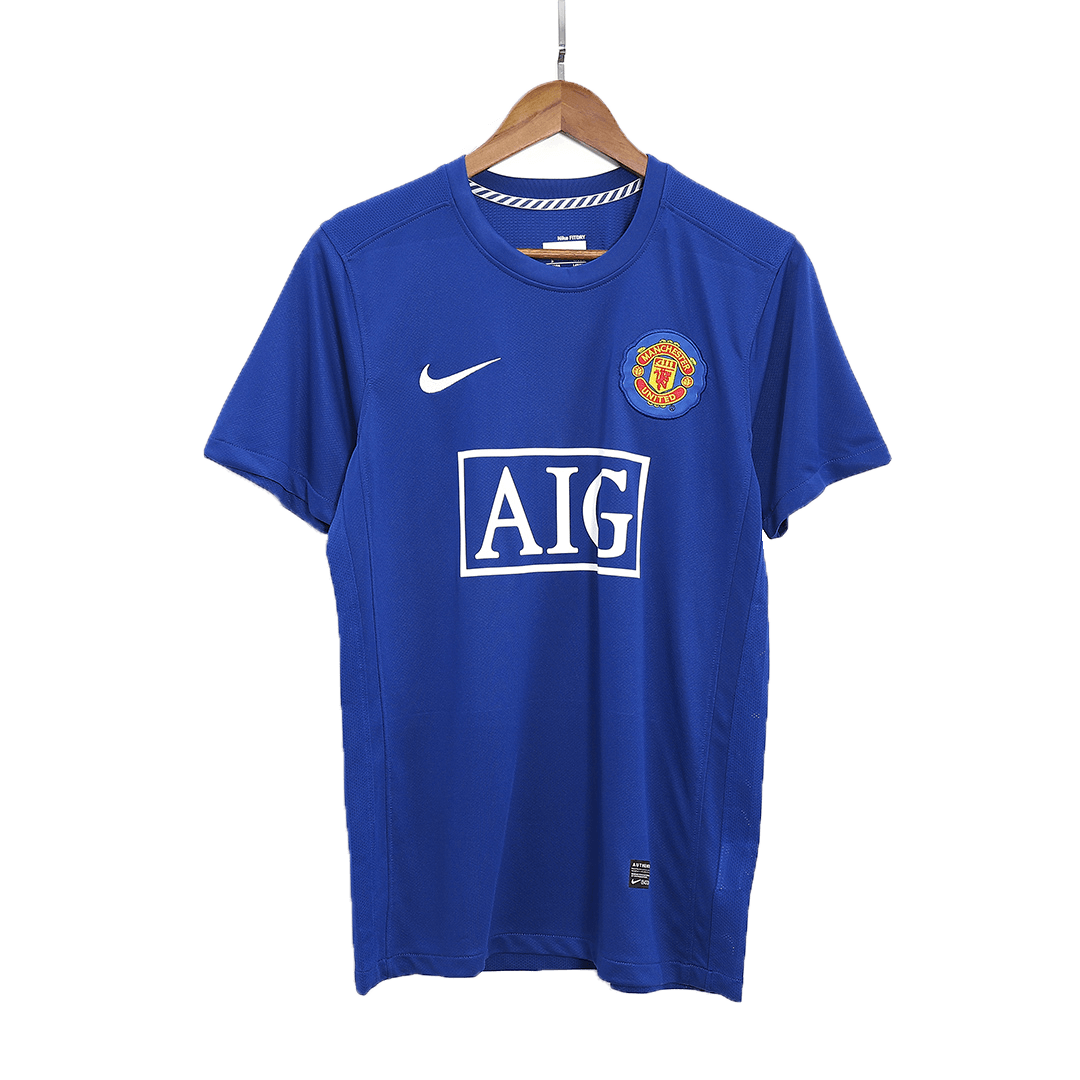 Ronaldo #7 Retro Manchester United Third Jersey 2008/09