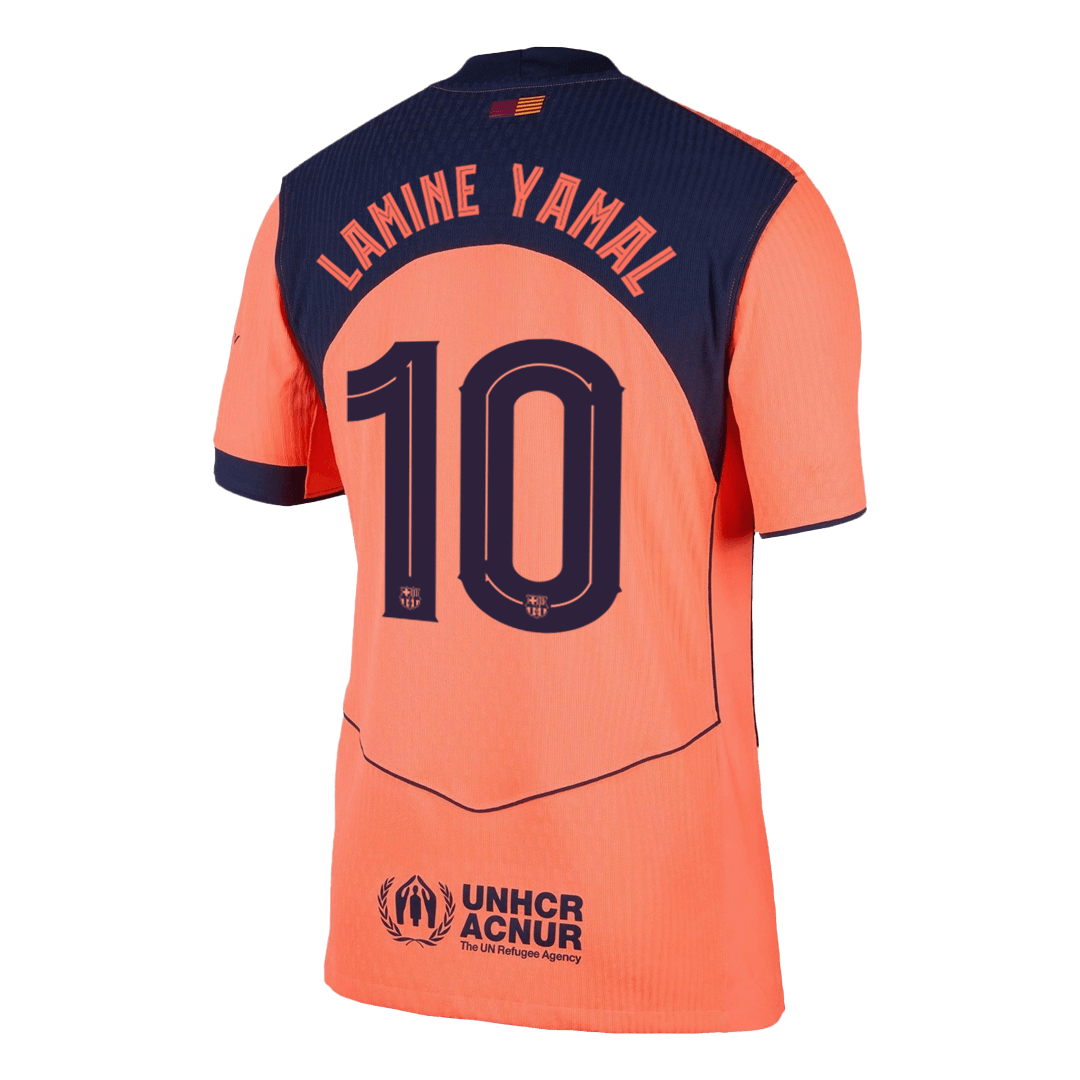 LAMINE YAMAL #10 Barcelona Third Match Jersey Player Version 2025/26 - UCL