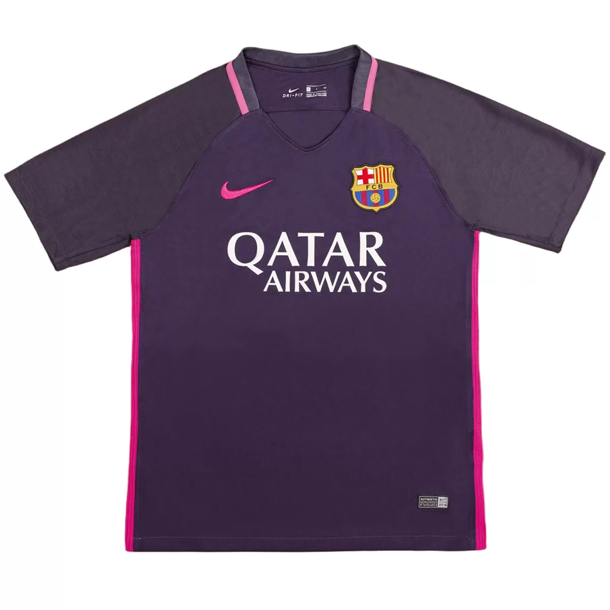 Messi #10 Retro Barcelona Away Jersey 2016/17