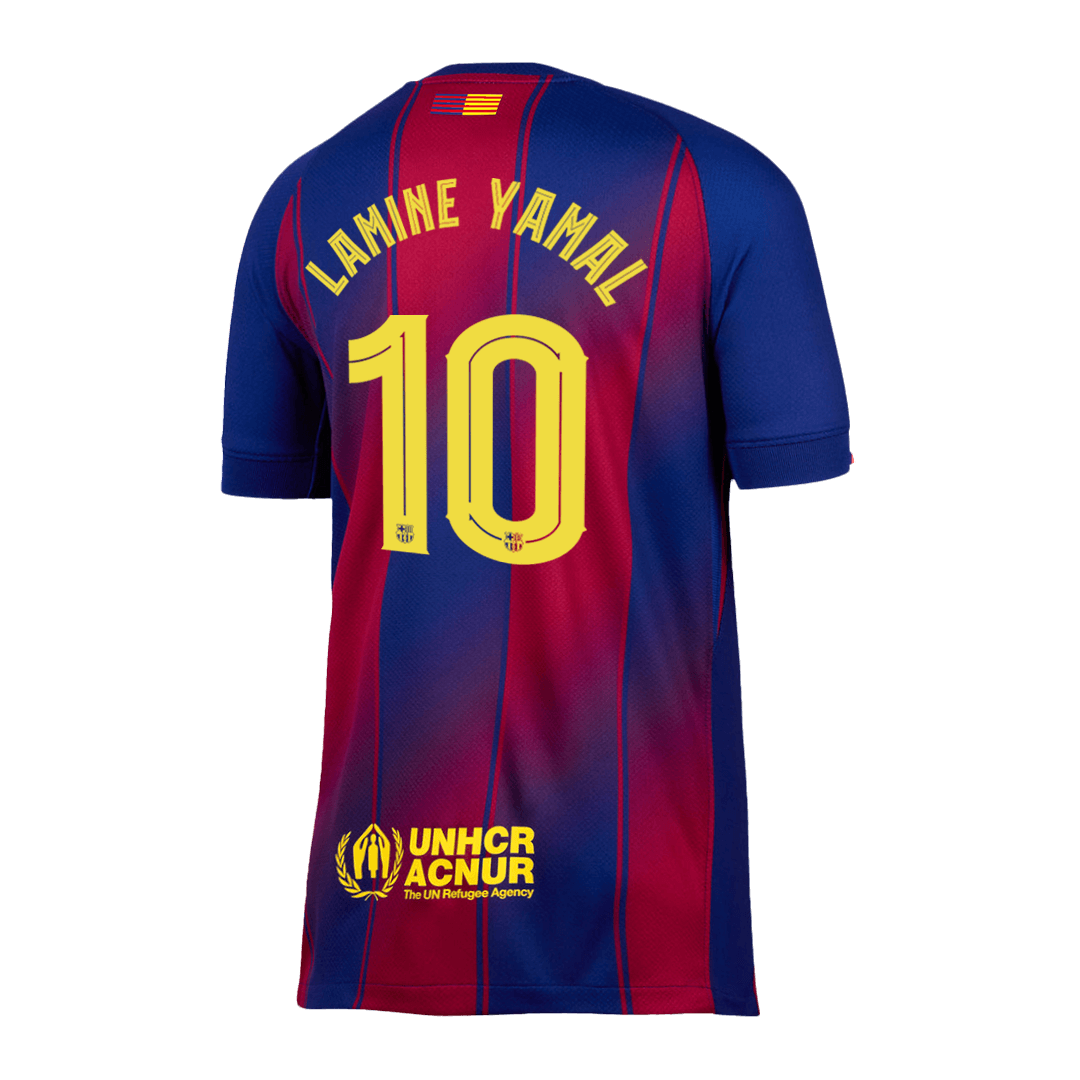 LAMINE YAMAL #10 Barcelona Home Jersey 2025/26 - UCL