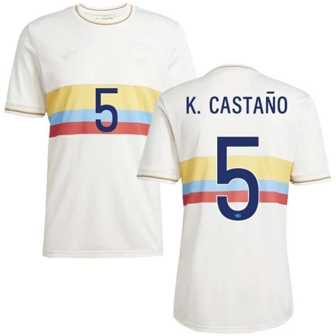 K. CASTAÑO #5 Colombia Centenary Collection Jersey