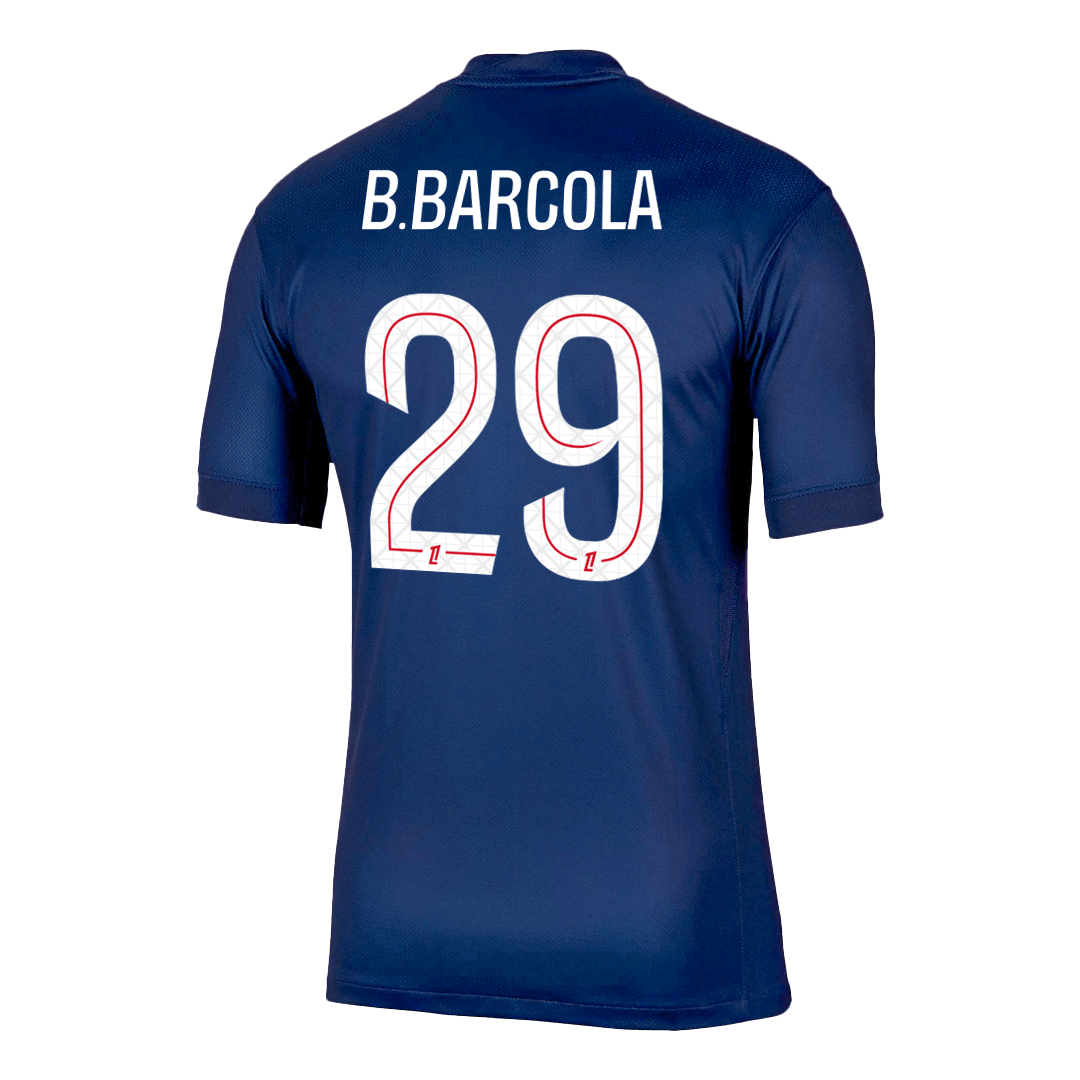 B.BARCOLA #29 PSG Home Jersey 2025/26 -