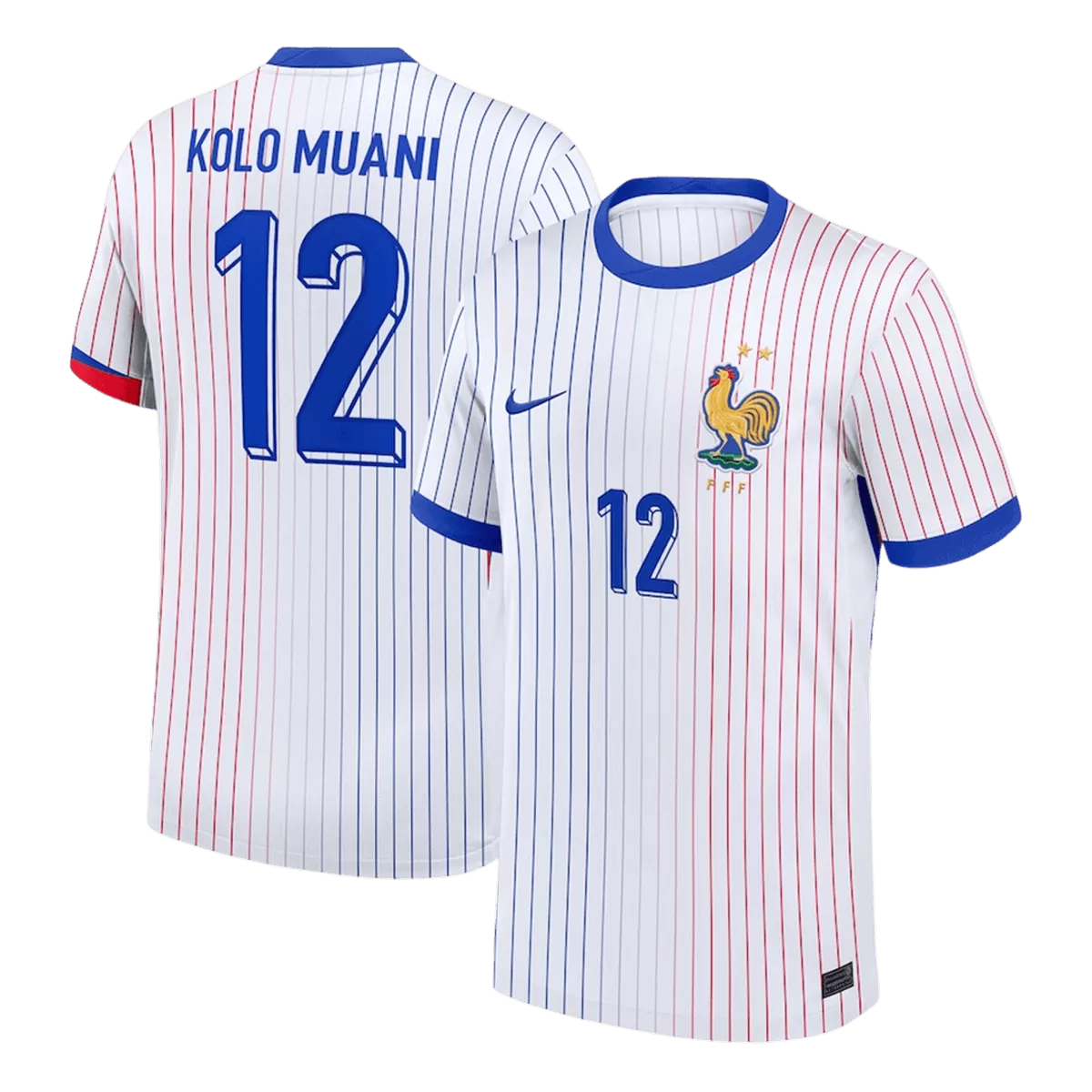 KOLO MUANI #12 France Away Jersey