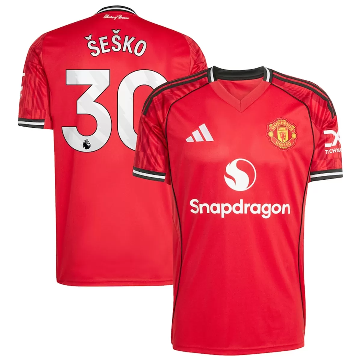ŠEŠKO #30 Manchester United Home Jersey 2025/26 -