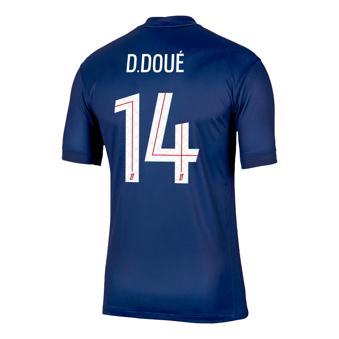 D.DOUÉ #14 PSG Home Jersey 2025/26 -