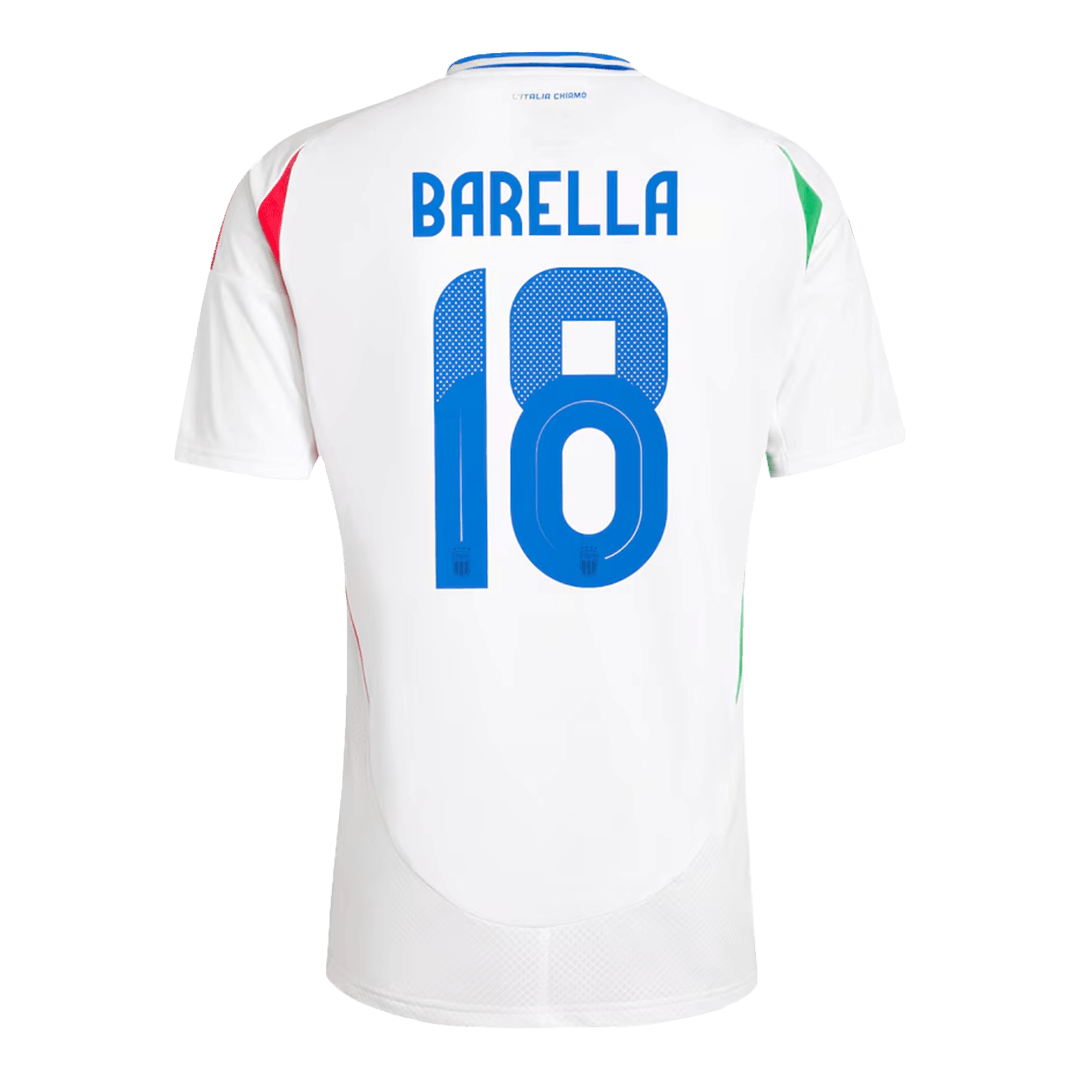 BARELLA #18 Italy Away Jersey Euro