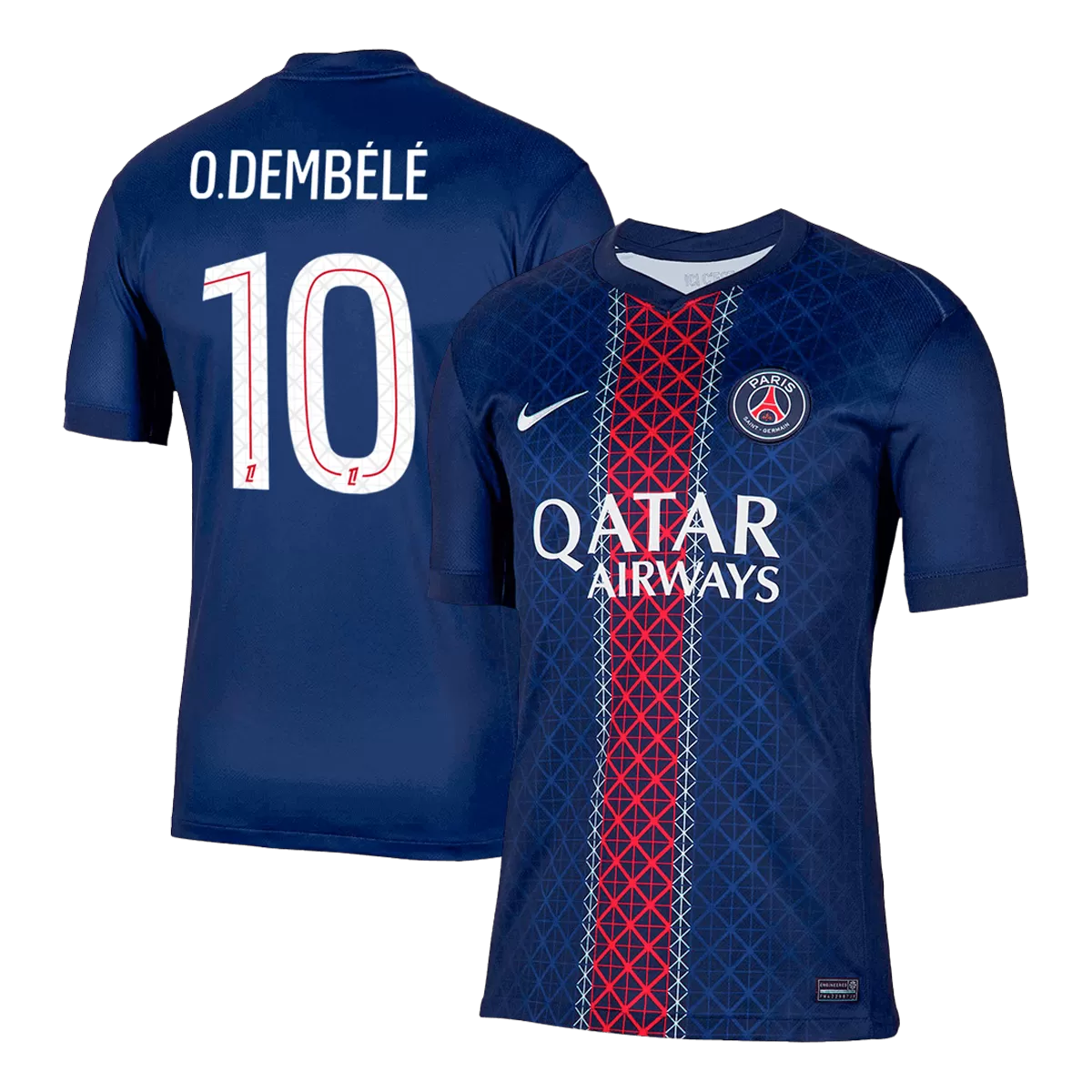 O.DEMBÉLÉ #10 PSG Home Jersey 2025/26