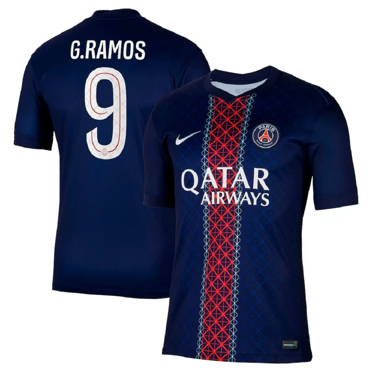 G.RAMOS #9 PSG Home Jersey 2025/26