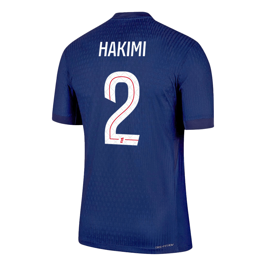 HAKIMI #2 PSG Home Match Jersey Player Version 2025/26