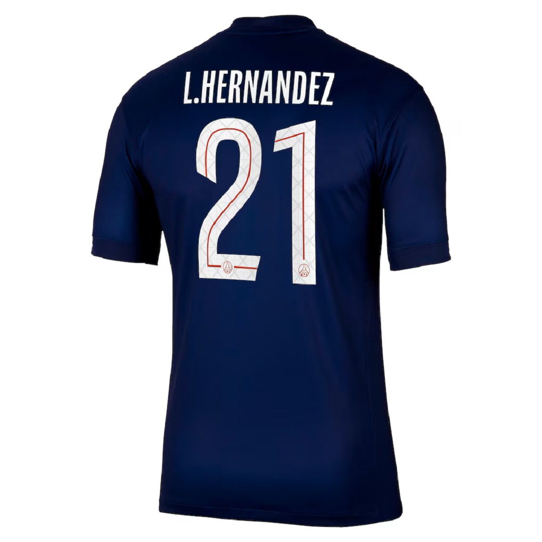 L.HERNANDEZ #21 PSG Home Jersey 2025/26