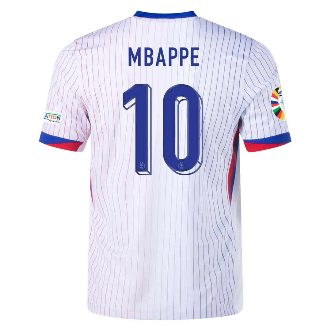 MBAPPE #10 France Away Jersey Euro