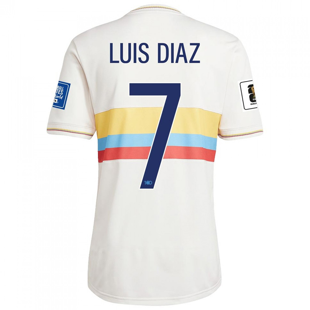 LUIS DIAZ #7 Colombia Centenary Collection Jersey