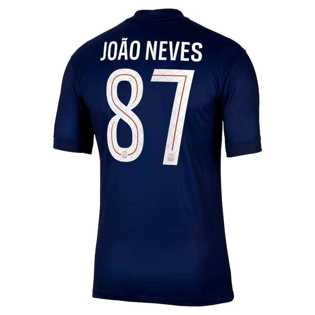 JOÃO NEVES #87 PSG Home Jersey 2025/26 -