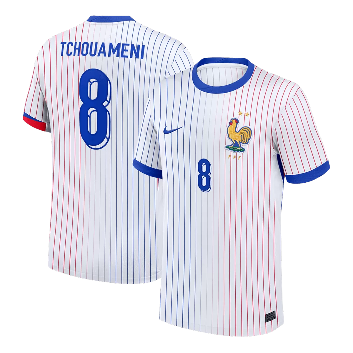 TCHOUAMENI #8 France Away Jersey