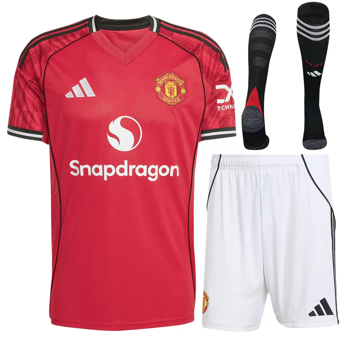 Manchester United Home Jersey Full Kit 2025/26