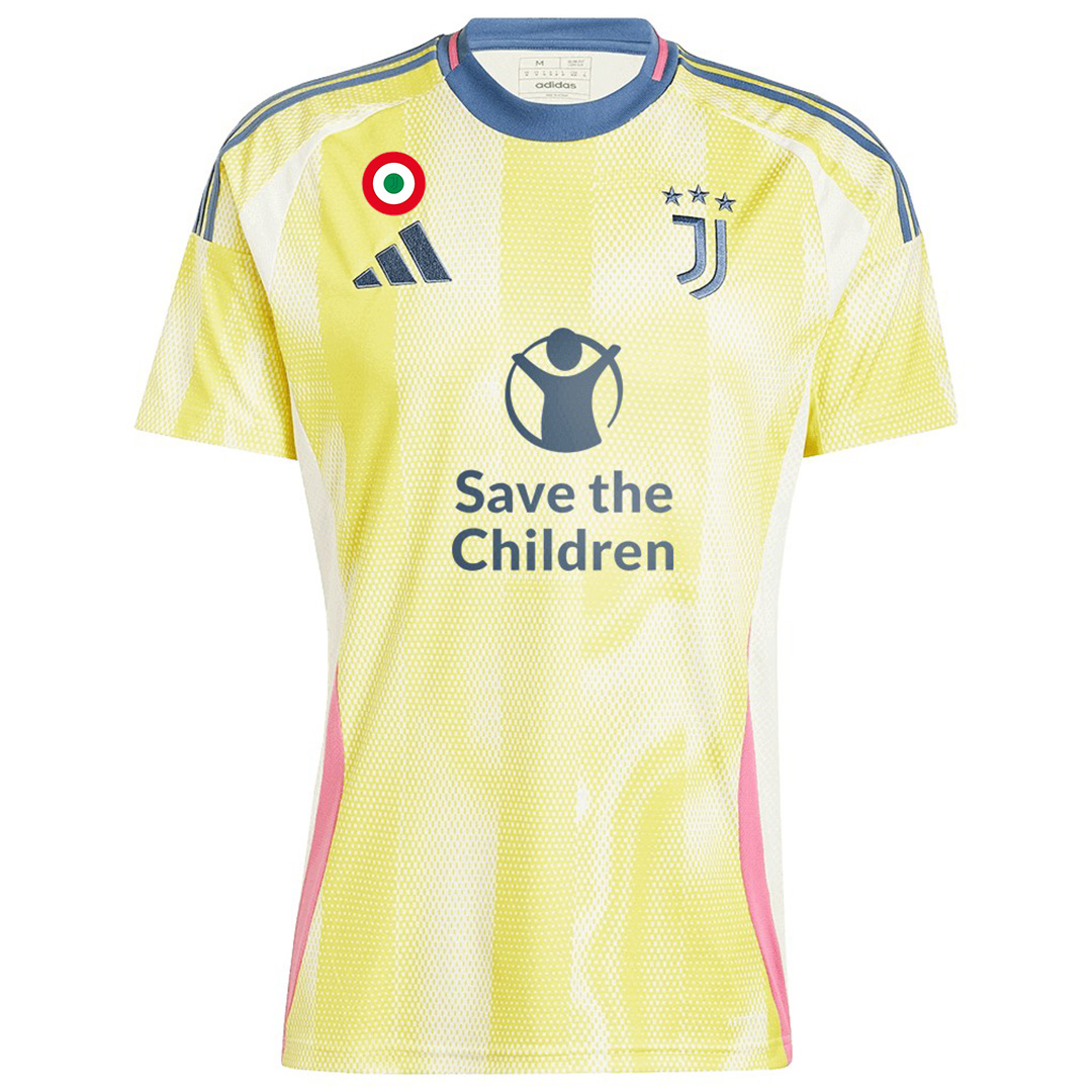Juventus Away Save Children Sponsor Jersey