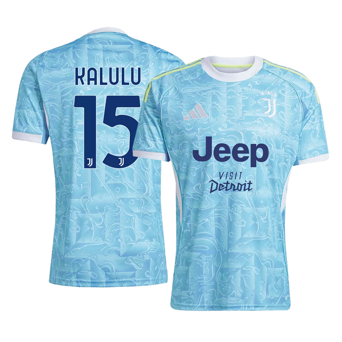 KALULU #15 Juventus Away Jersey 2025/26