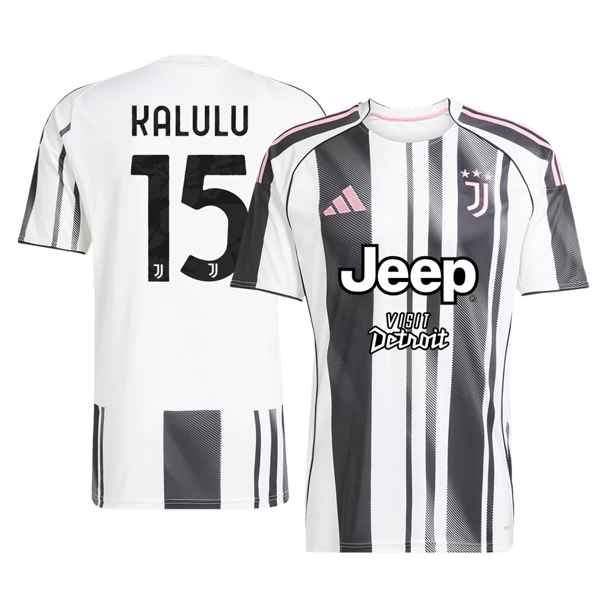 KALULU #15 Juventus Home Jersey 2025/26