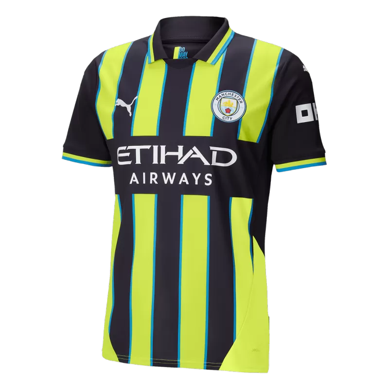 Manchester City Soccer Jersey Away Custom Shirt