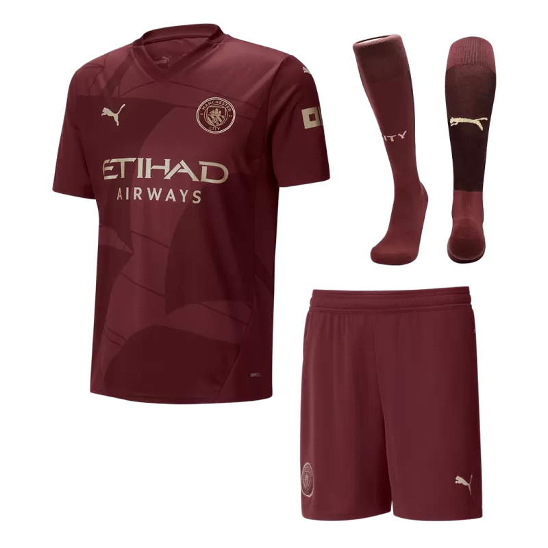 Manchester City Third Away Custom Full Soccer Kit