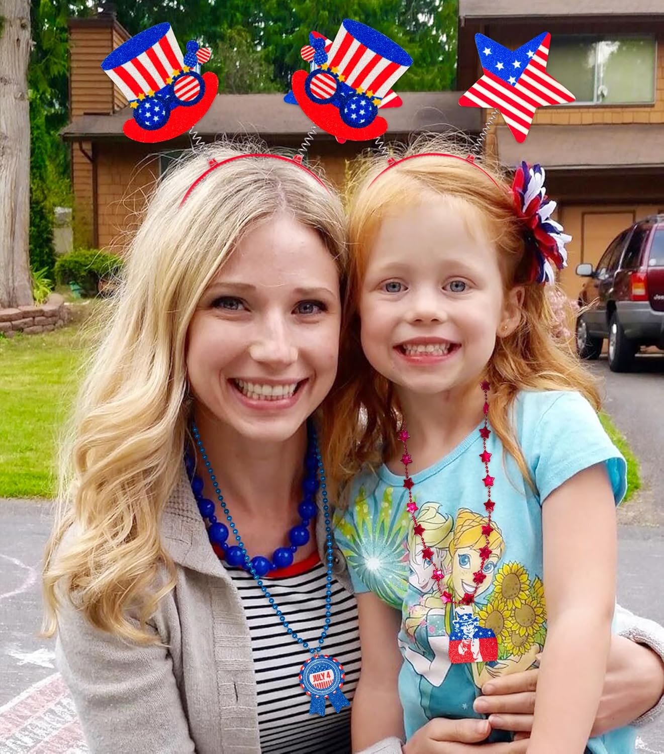 USA World Cup Party Headpiece Patriotic Soccer Fan Headband for Game Day Decorations