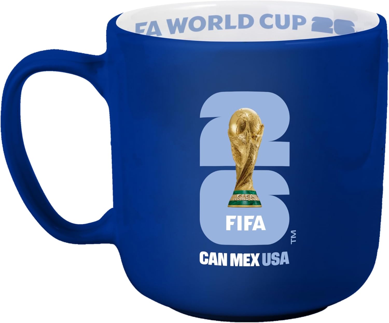 HONAV FIFA World Cup 2026 15oz Stripe Mug – Durable Ceramic Drinkware With Iconic Stripe Look – Ideal Gift For Soccer Fans & Collectors