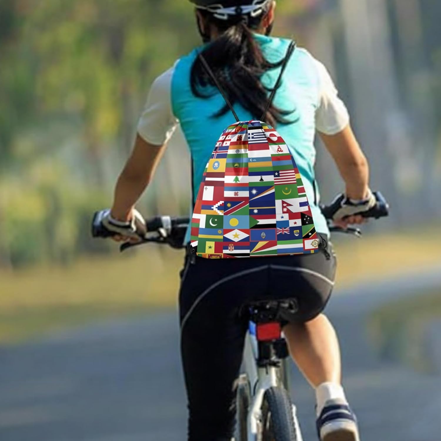 World Cup Drawstring Bag 2026 Soccer Merchandise,International Flags Football Decorations Accessories Great Gifts for Fans,Multicultural Travel Gym String Bag for World Cup Events, Sports & Daily Use