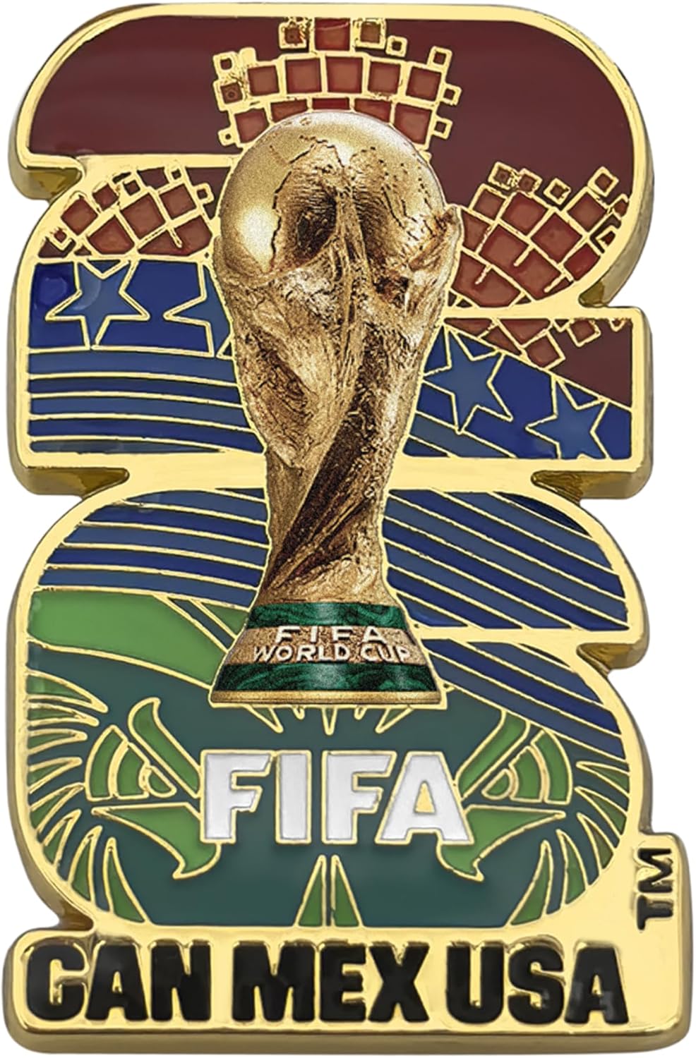 Official FIFA World Cup 2026 Edition Specialty Pins - Historical - Timeless Collectors Item - Premium Weighted Zinc Alloy