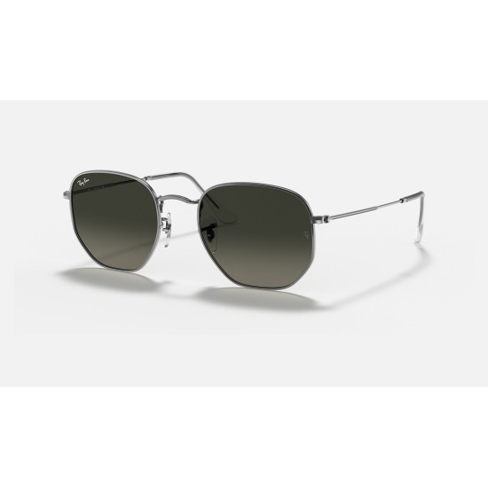 Ray Ban Hexagonal Flat Lenses RB3548 Sunglasses Gradient + Gunmetal Frame  Grey Gradient Lens - Ray-Ban Sunglasses