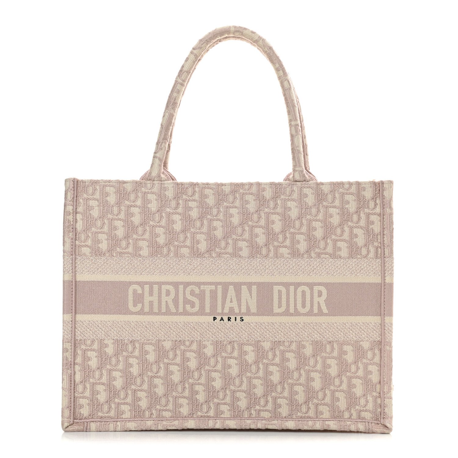 DIOR LARGE DIOR BOOK TOTE/Rose Des Vents Dior Oblique Embroidery 