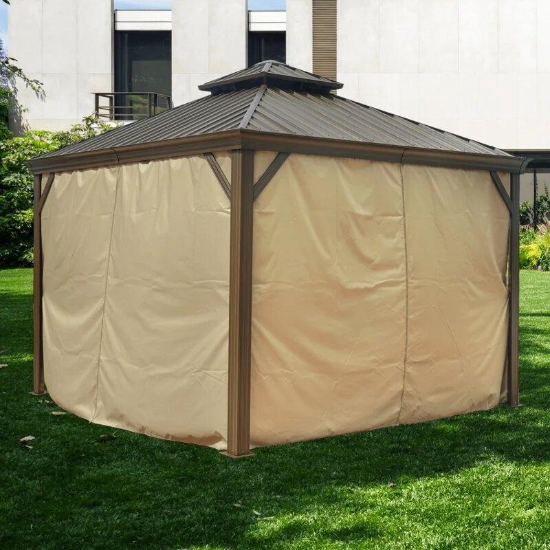 Alexander 12 Ft. W X 12 Ft. D Aluminum Patio Gazebo LIDL