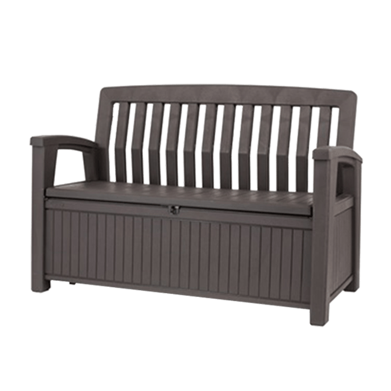 Patio 60 Gallon Outdoor Storage Bench - Brown - LIDL