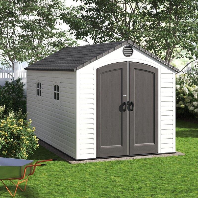 8 Ft. W X 15 Ft. D Plastic Storage Shed - LIDL