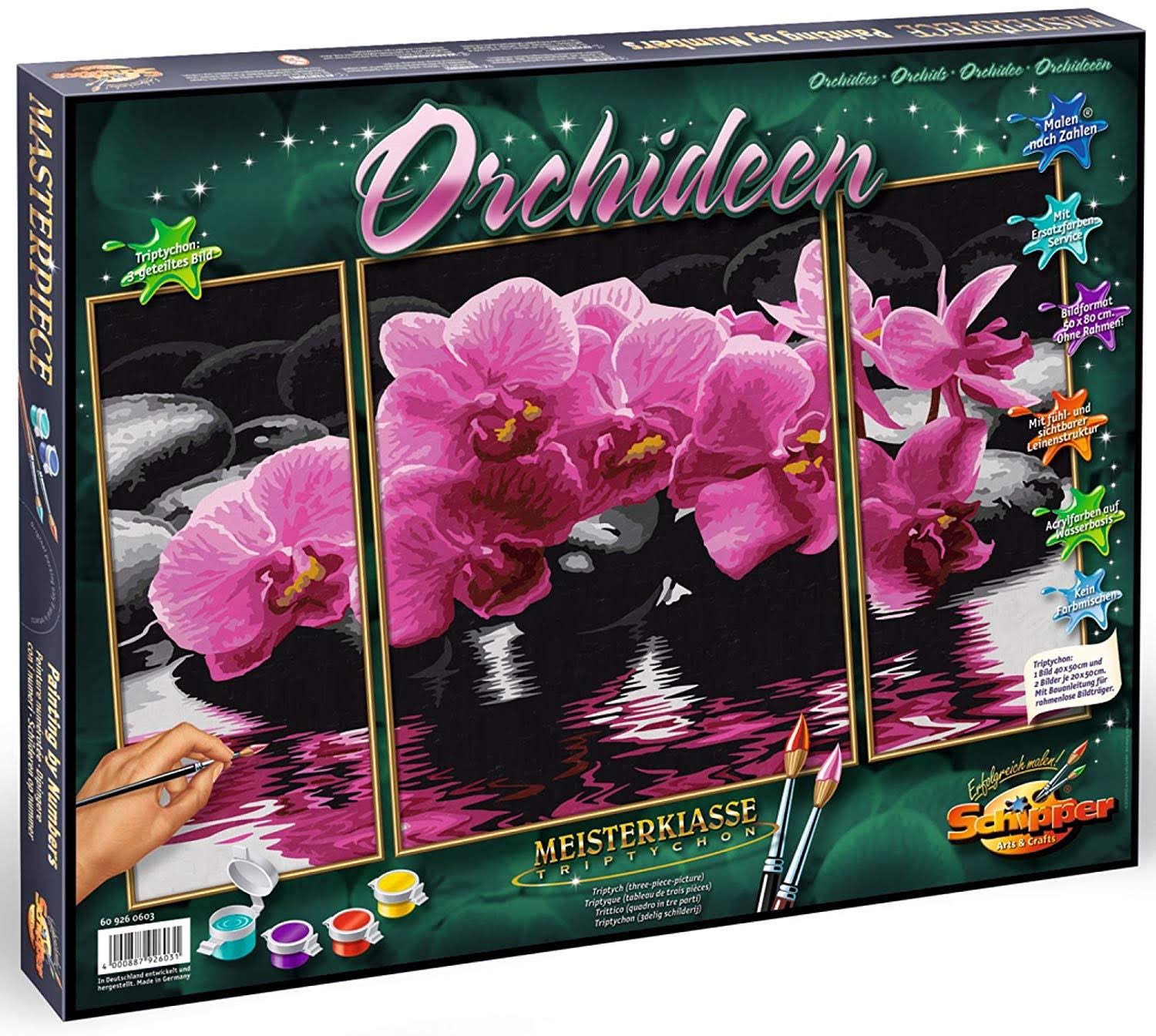Schipper Orchids PaintbyNumber Kit ahuboo