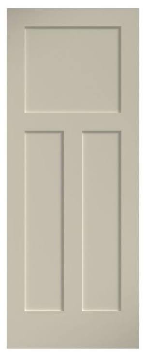 EightDoors 24 In. X 80 In. X 1-3/8 In. Shaker White Primed T-Shape 3 ...