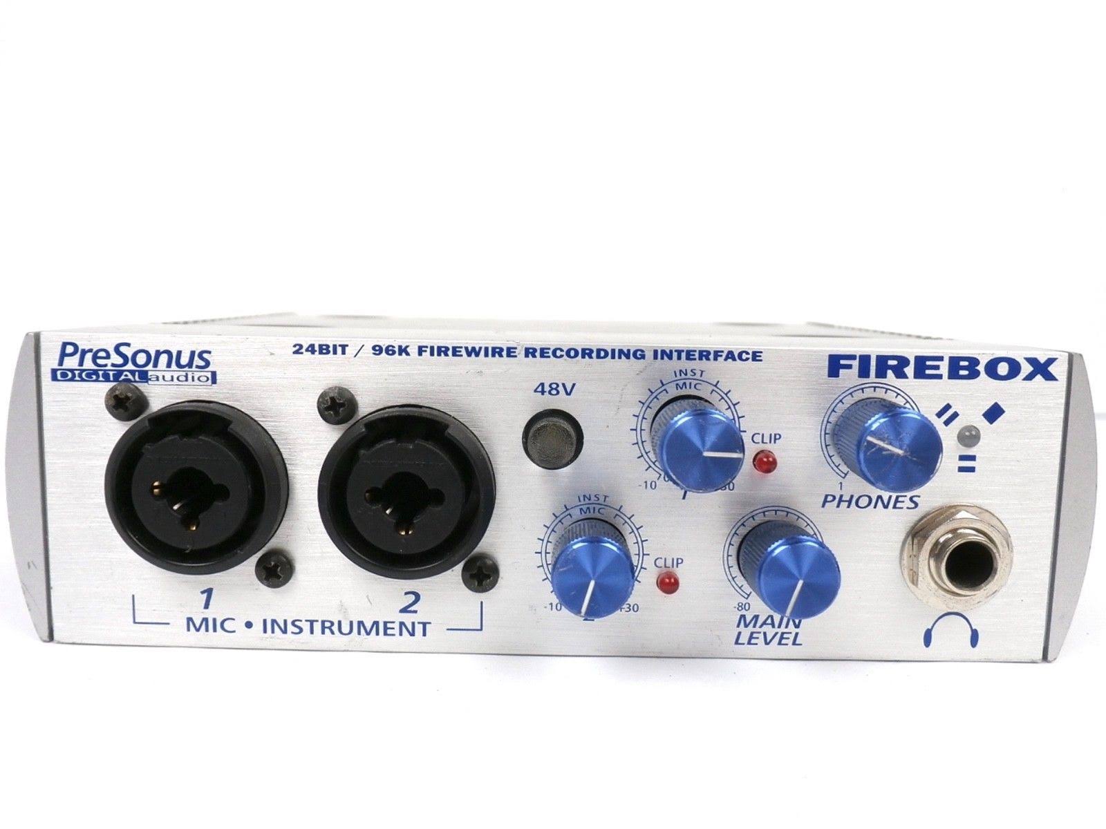 PreSonus Firebox Firewire Recording Interface ahuboo