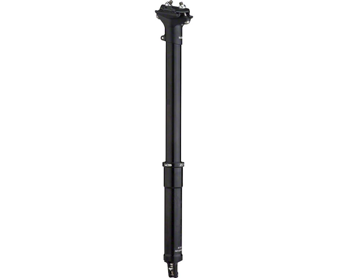 KS Suspension Zeta Dropper Seatpost 35mm Travel Black ahuboo