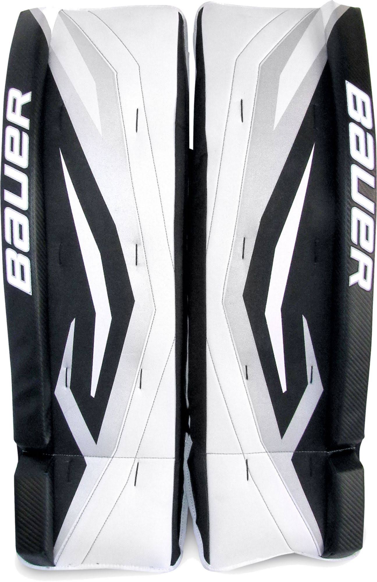 Bauer Junior Pro Series 24x22 Street Hockey Goalie Leg Pads, Black ahuboo