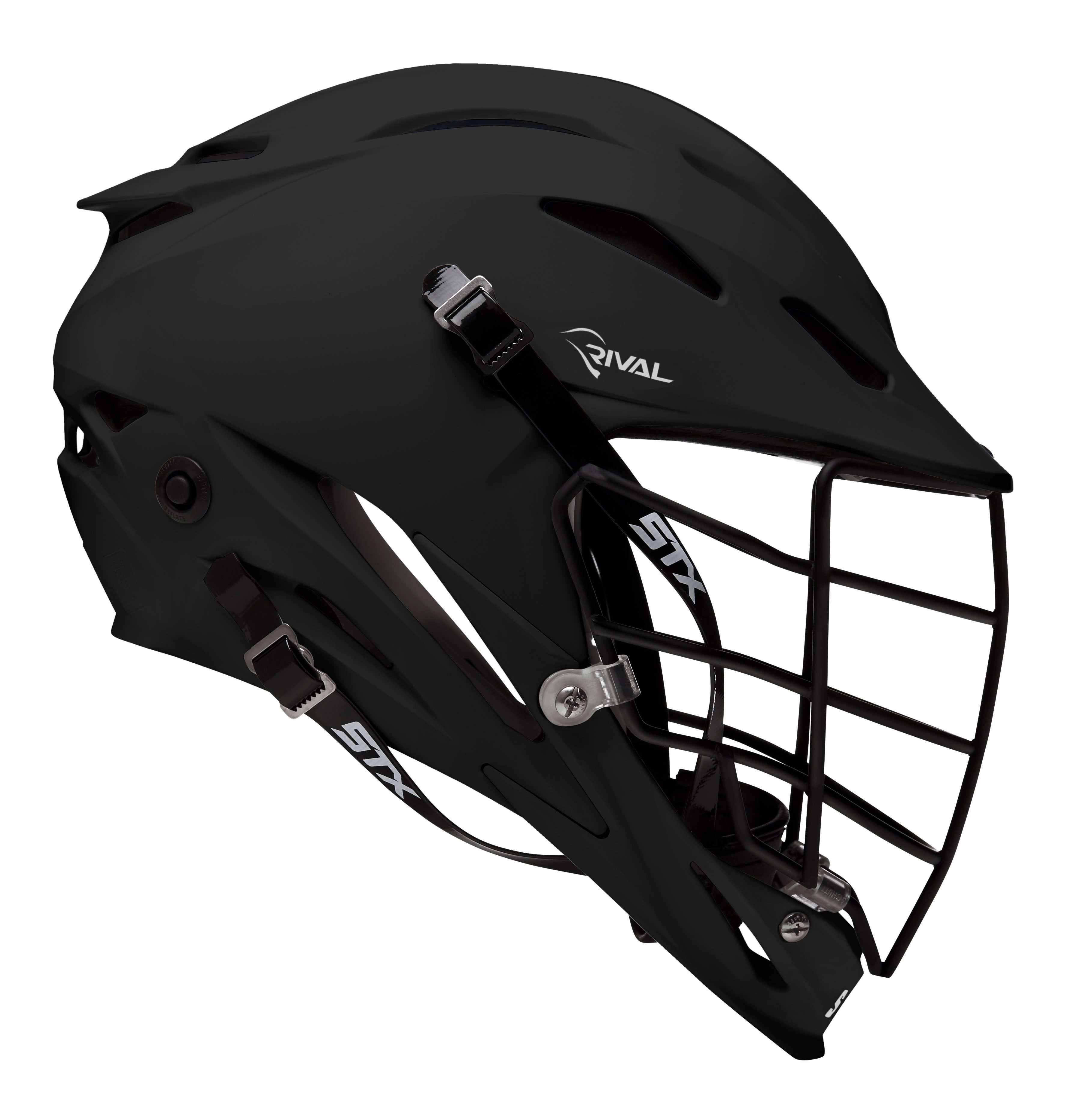 STX Rival Black Lacrosse Helmet ahuboo