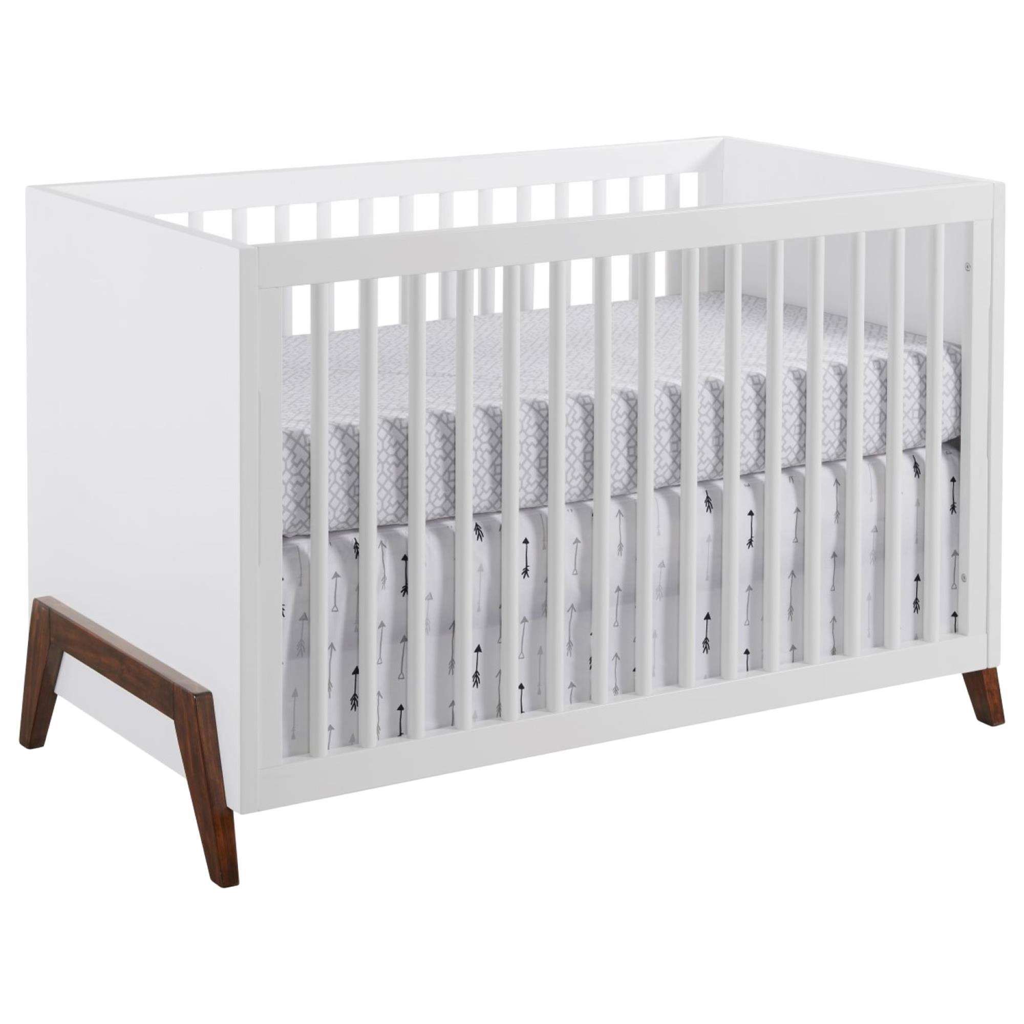 Oxford Baby Mari 3in1 Convertible Island Crib White ahuboo