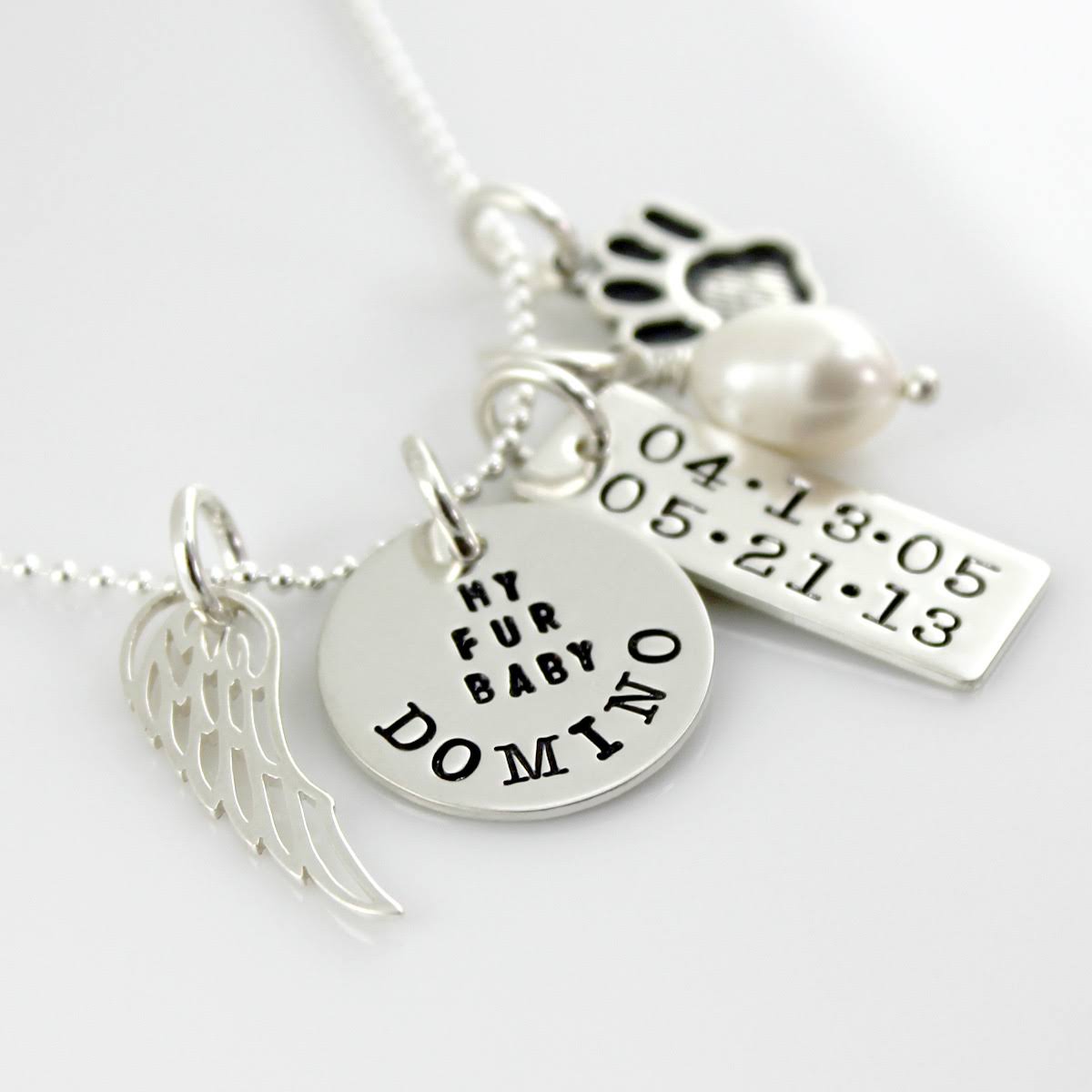 Simply Charming Pet Memorial Necklace ahuboo