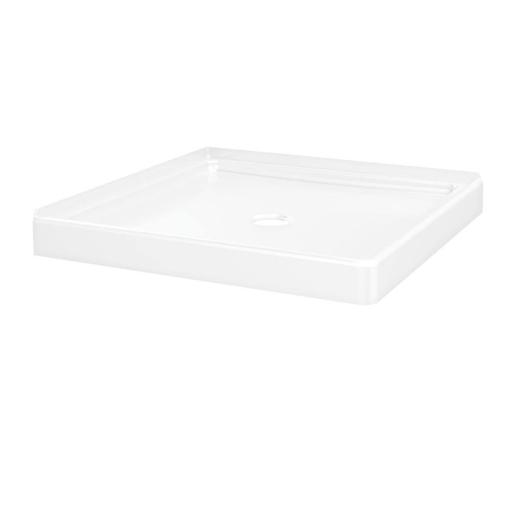 Delta Foundations 32 in. L x 32 in. W Corner Shower Pan Base with