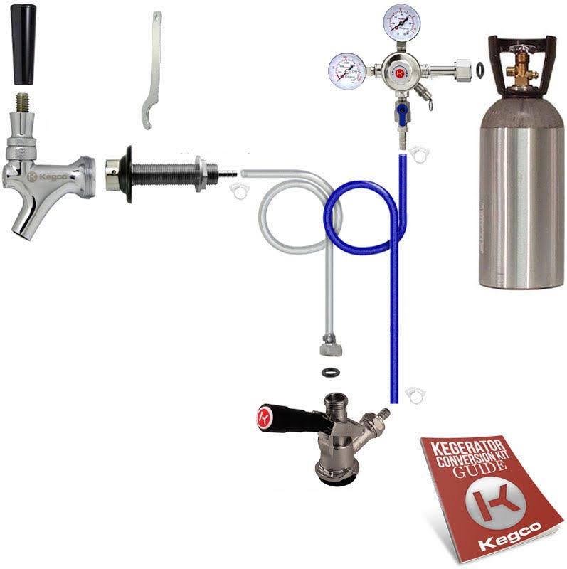 Kegco Standard Door Mount Kegerator Conversion Kit with 10 lb. CO2 Tank SCK10T ahuboo